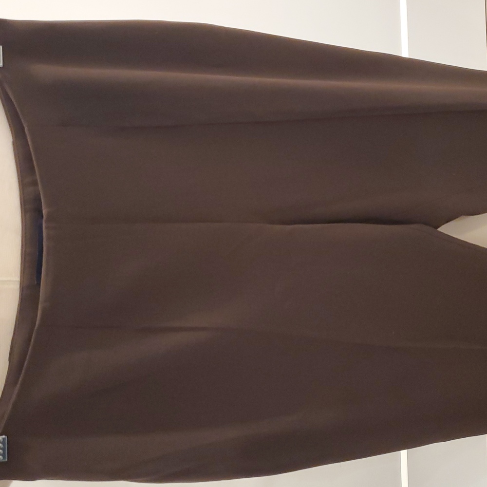 Piazza Sempione Women's High rise brown wool Pants European Size 42 new with tag - Picture 3 of 10